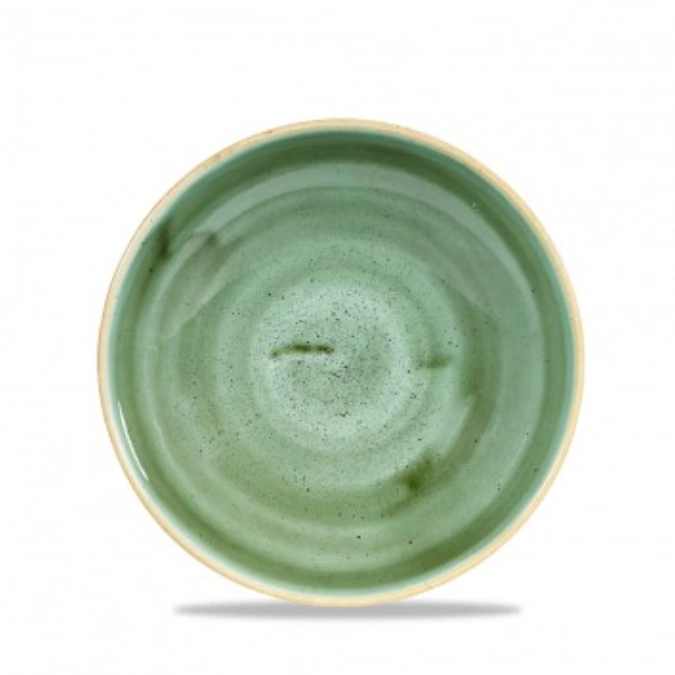 Assiette creuse samphire green 18.2cm