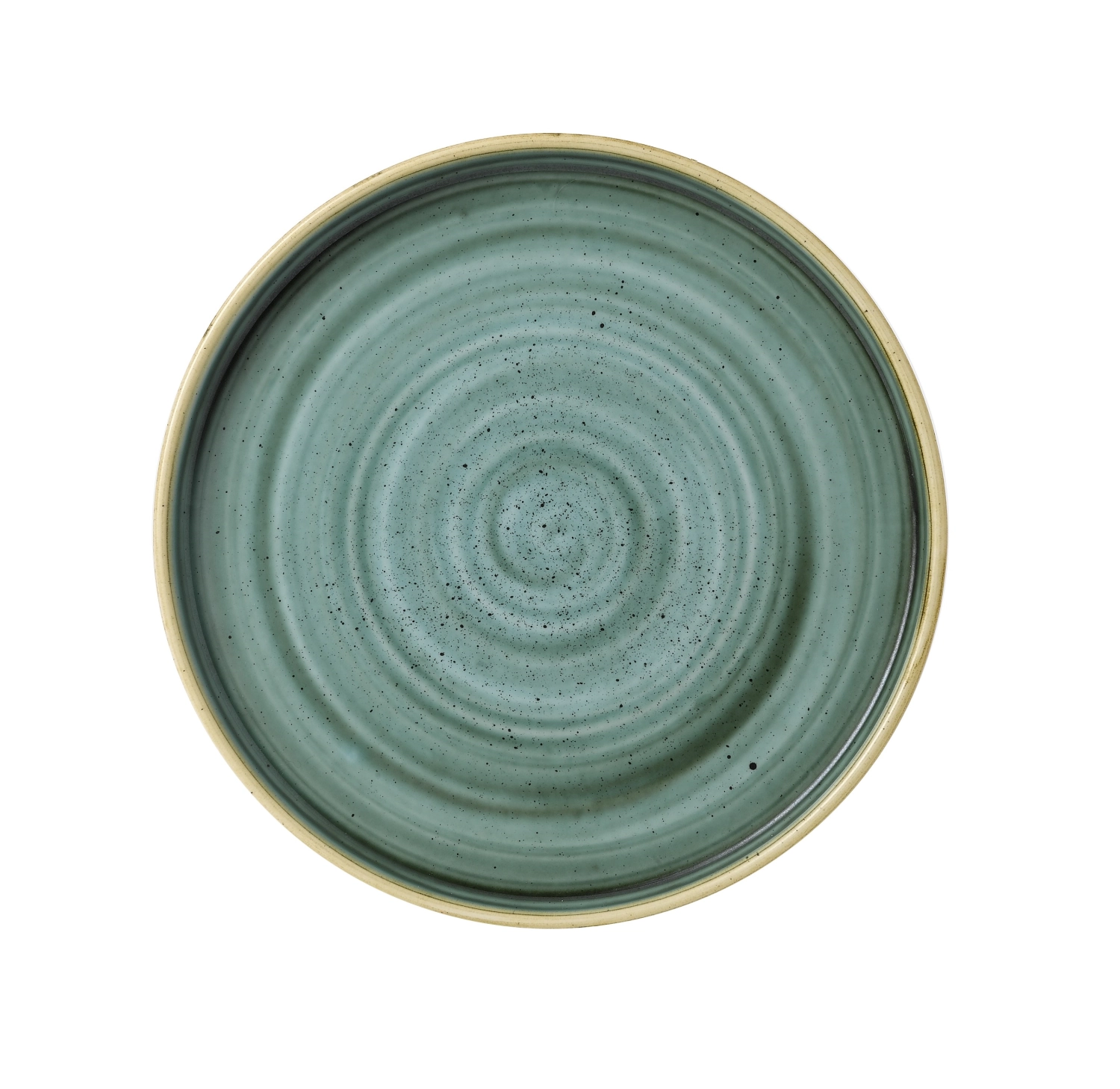 Assiette ronde plate bord droit barley white 21cm