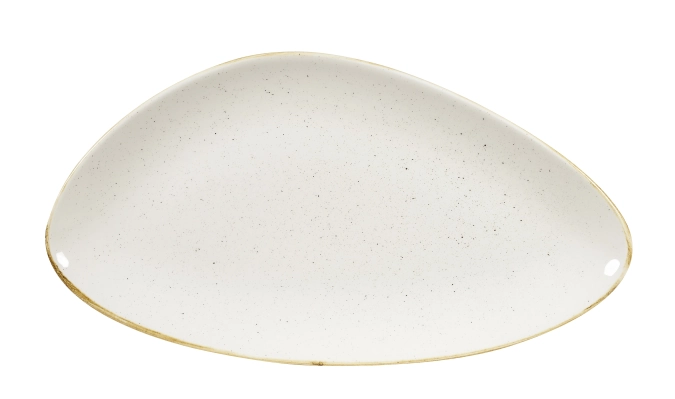 Stonecast Barley White Triangel Platte