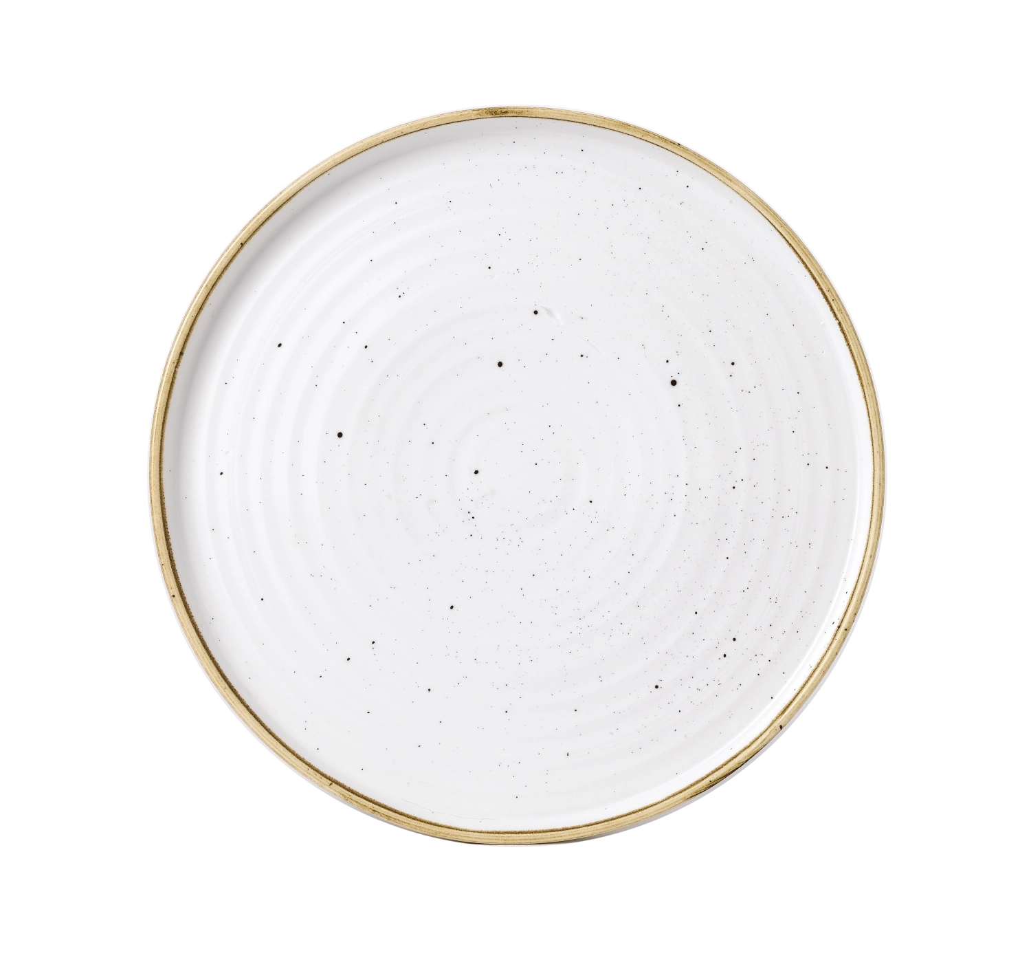 Stonecast Barley White Walled Teller flach