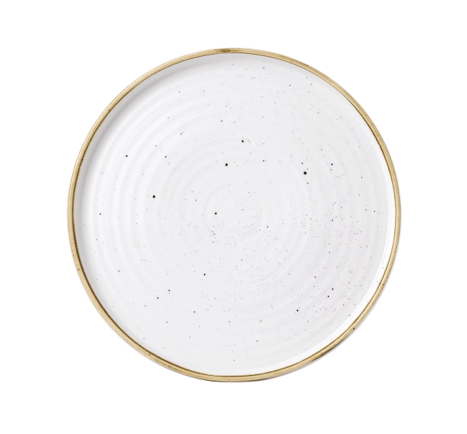 Stonecast Barley White Walled Teller flach