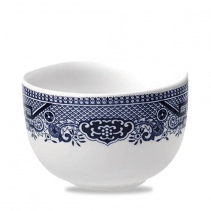 Vintage Prints Blue Willow Sandringham Zuckerdose