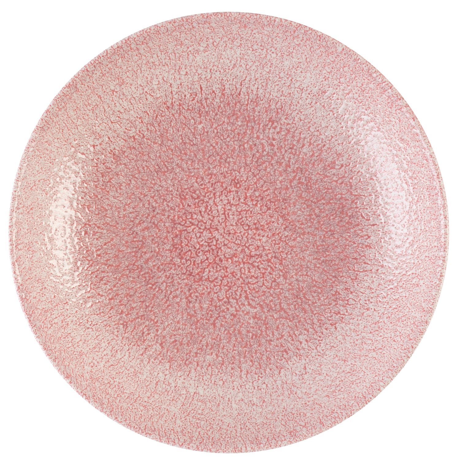 S.P. Raku Pink Quartz Coupe Teller flach