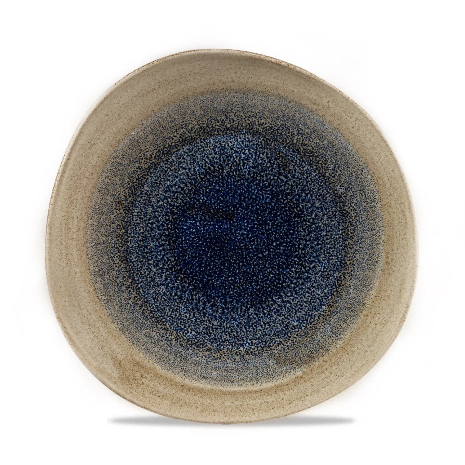 Assiette plate organic bayou aqueous 21cm