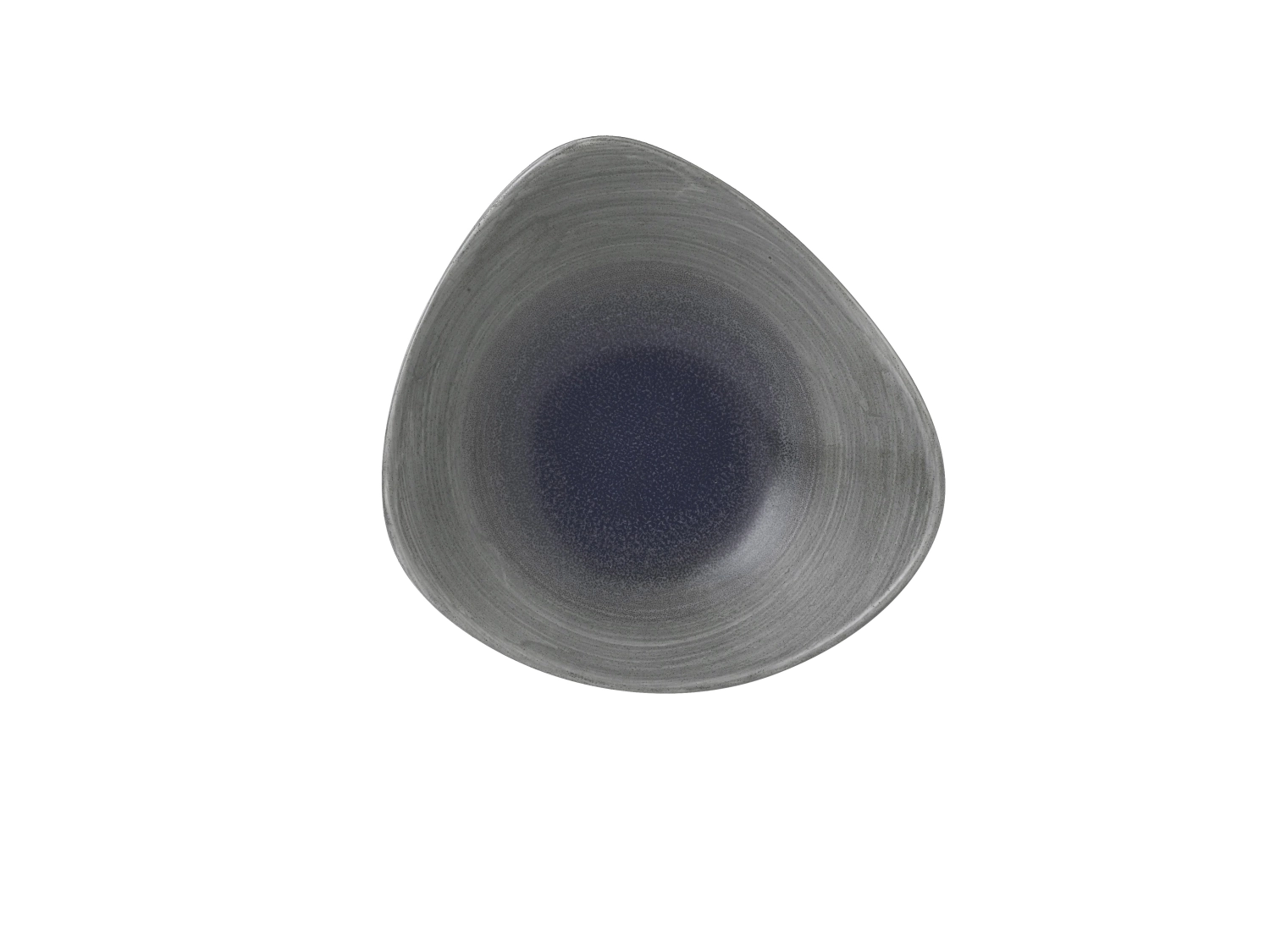 Bol triangle 23.5cm 60cl stonecast aqueous grey