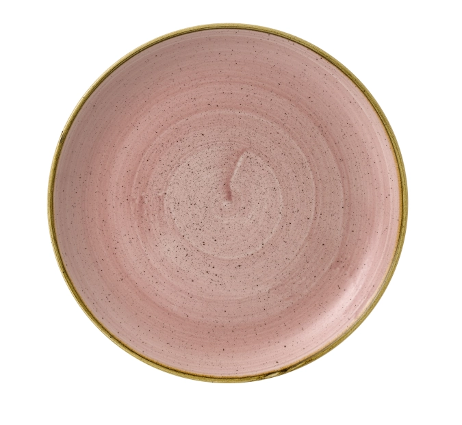 Stonecast petal pink coupe assiette plate 28.8cm