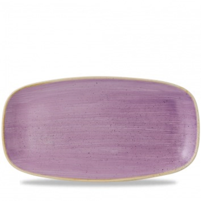 Assiette chefs oblong 35.5x18.9cm