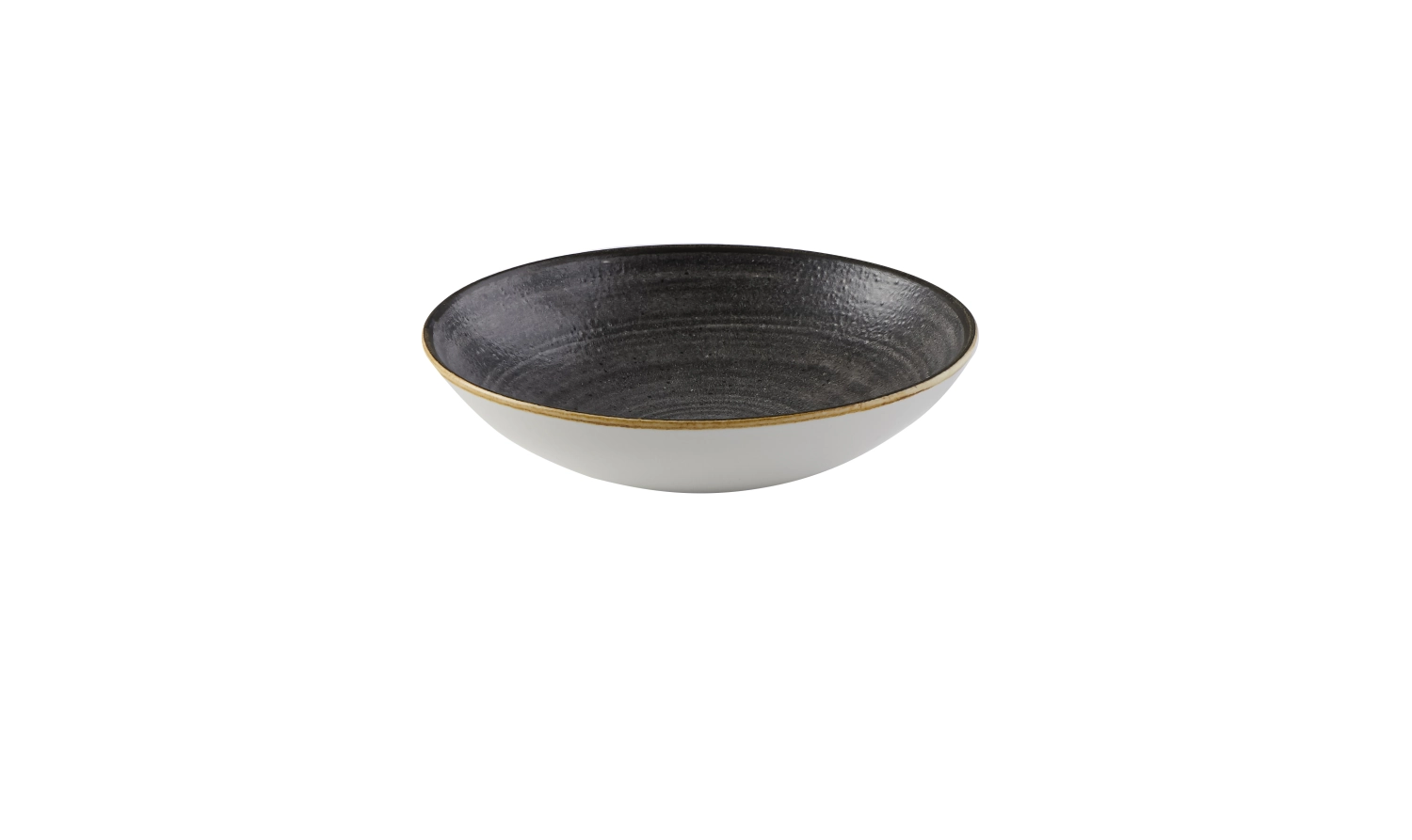 Stonecast Raw Black Coupe Bowl