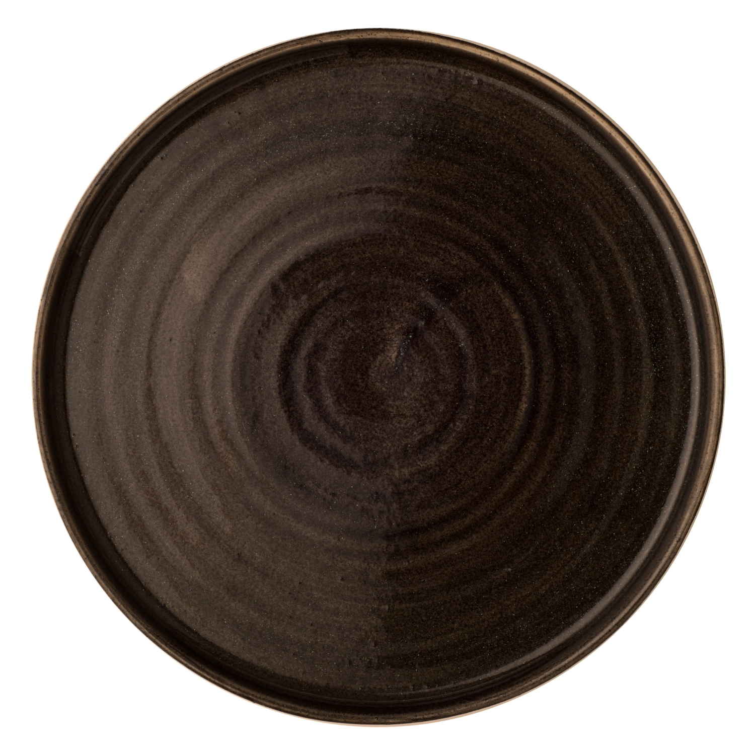 Stonecast Patina Iron Black Walled Teller