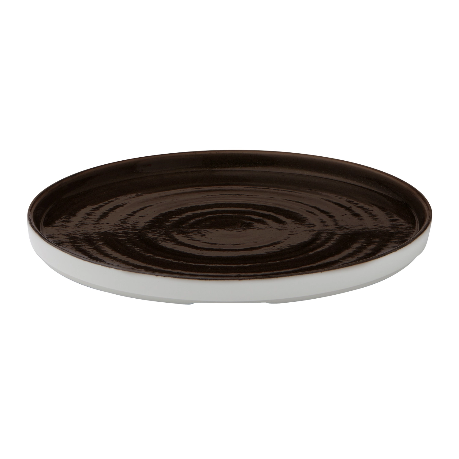 Stonecast Patina Iron Black Assiette plate enveloppante