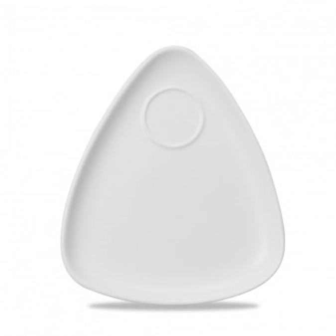 Assiette triangulaire snack attack 24.4cm