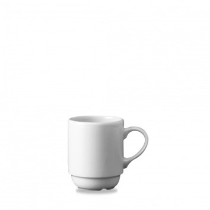 White Holloware Becher