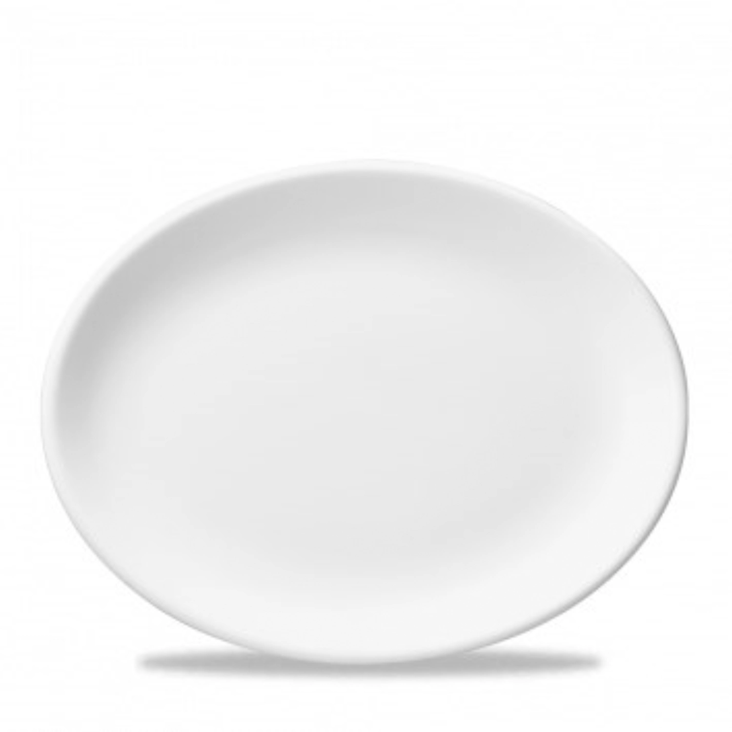 Whiteware White ovaler Teller / Servierplatte