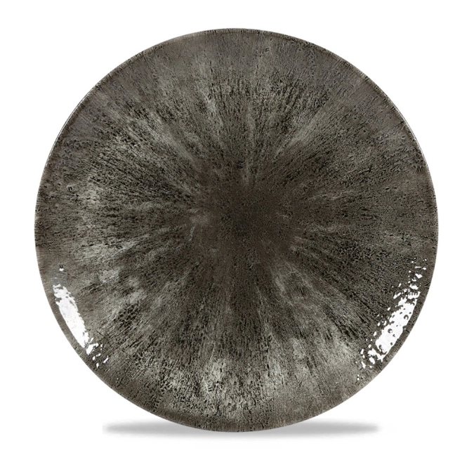 S.P. Stone Quartz Black Coupe Teller flach