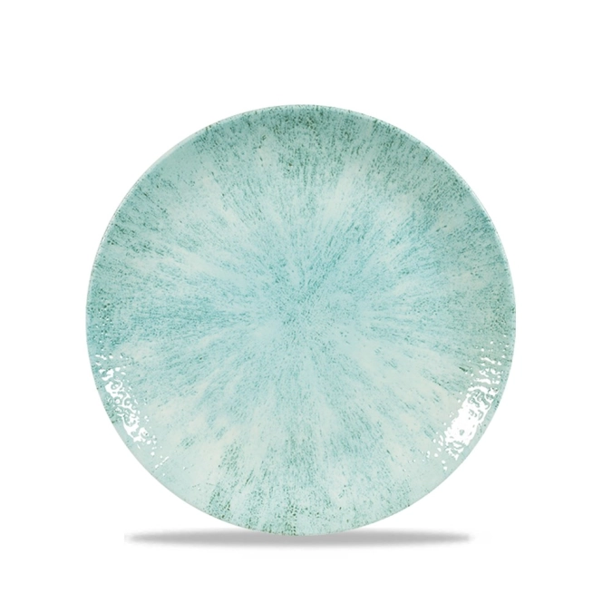 S.P. Stone Aquamarine Coupe Teller flach