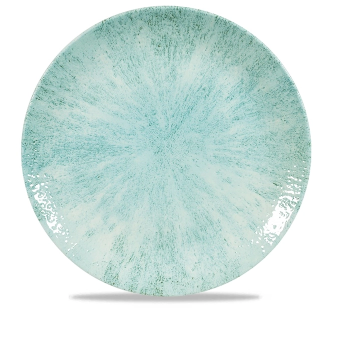 S.P. Stone Aquamarine Coupe Teller flach