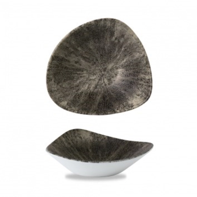 S.P. Stone Quartz Black Triangel Schüssel