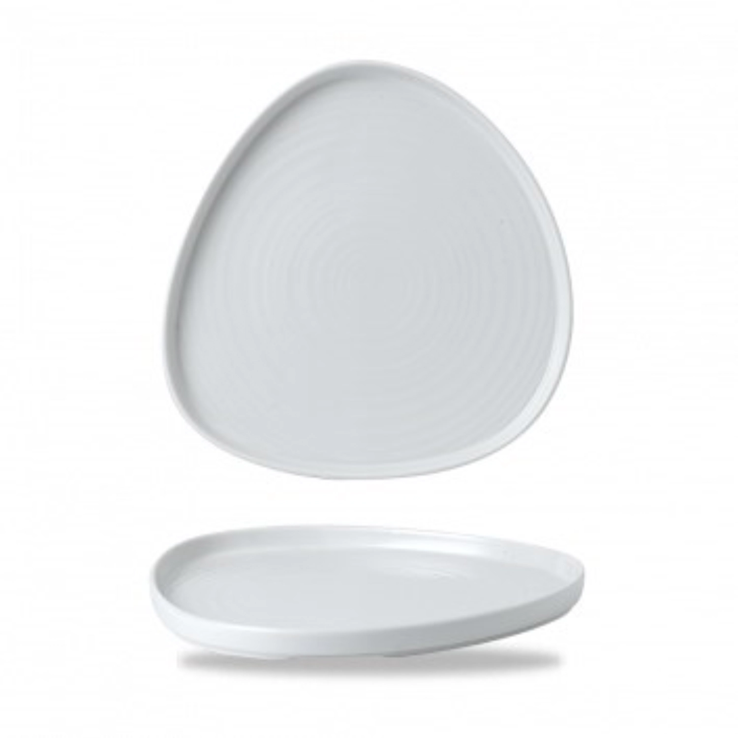 Chef's Plates White Triangel Teller