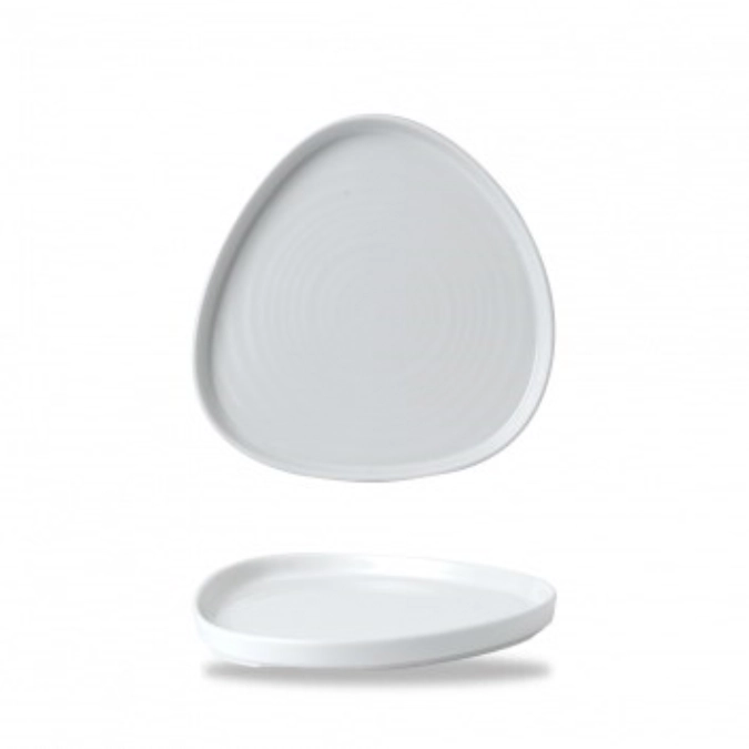 Chef's Plates White Triangel Teller