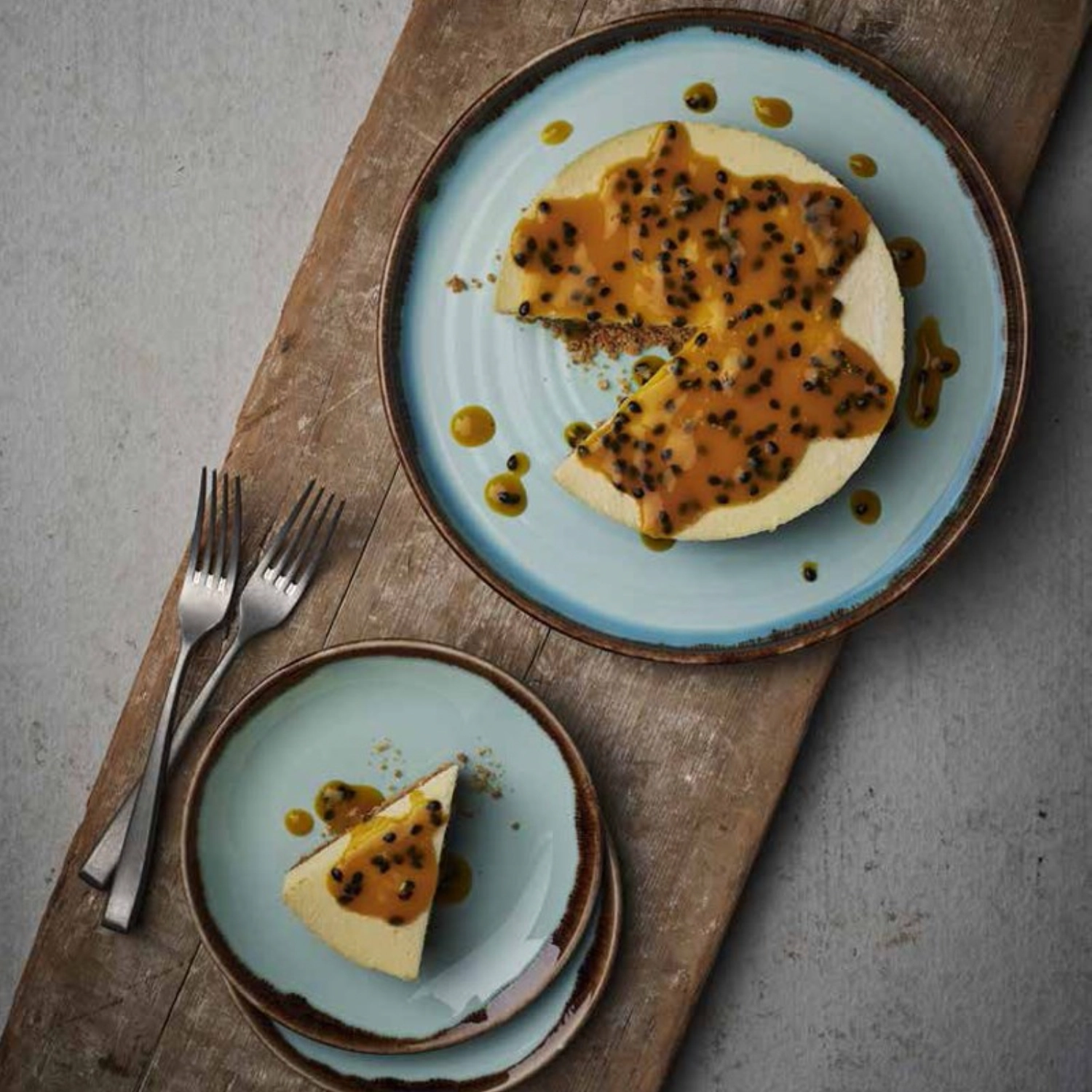 Harvest Turqouise Coupe Assiette creuse