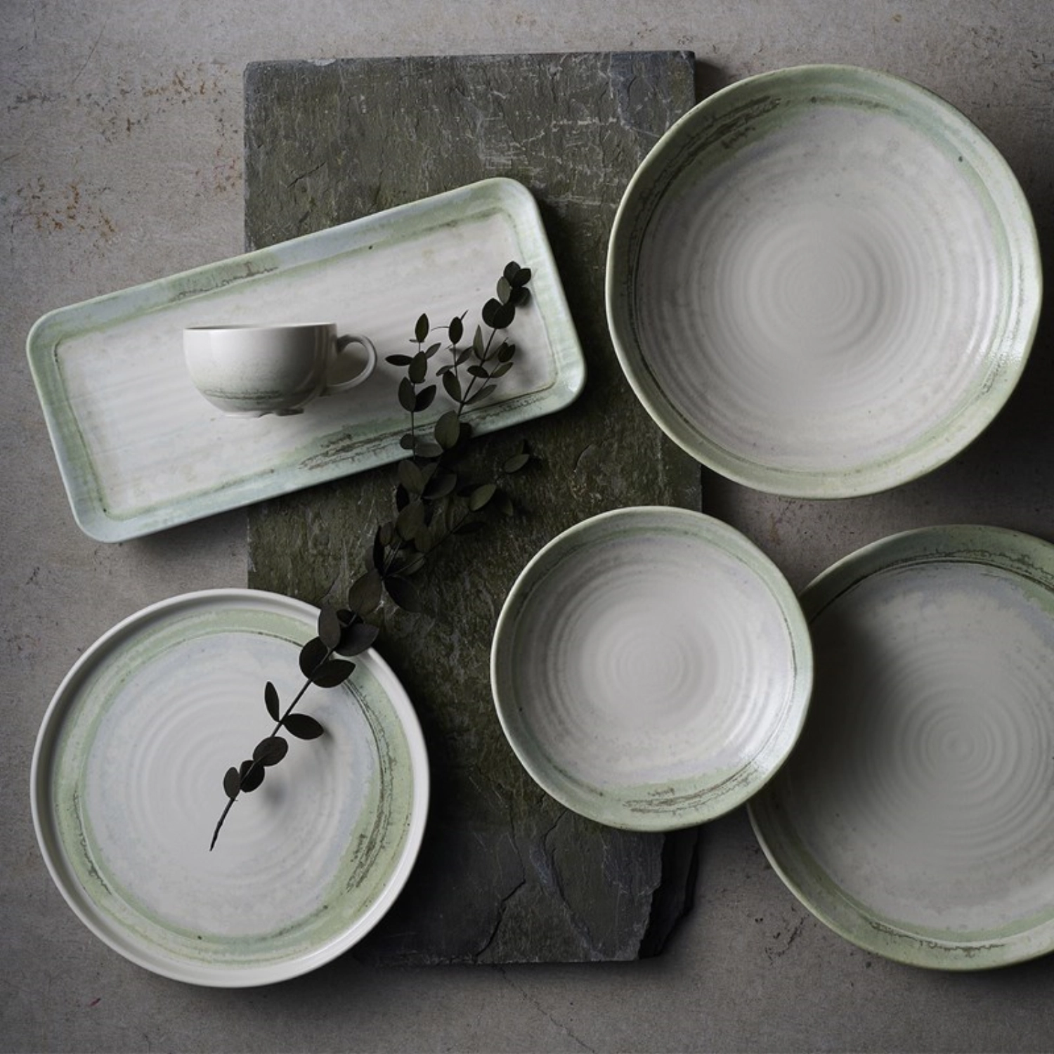 The Makers Collection Finca Flint Organic Coupe Assiette pla