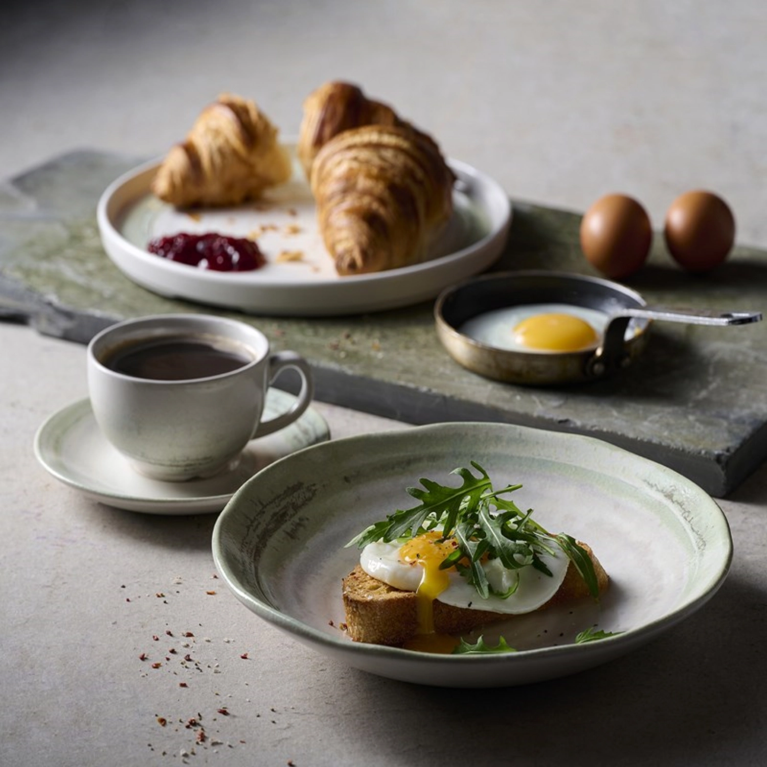 The Makers Collection Finca Flint Organic Coupe Assiette pla