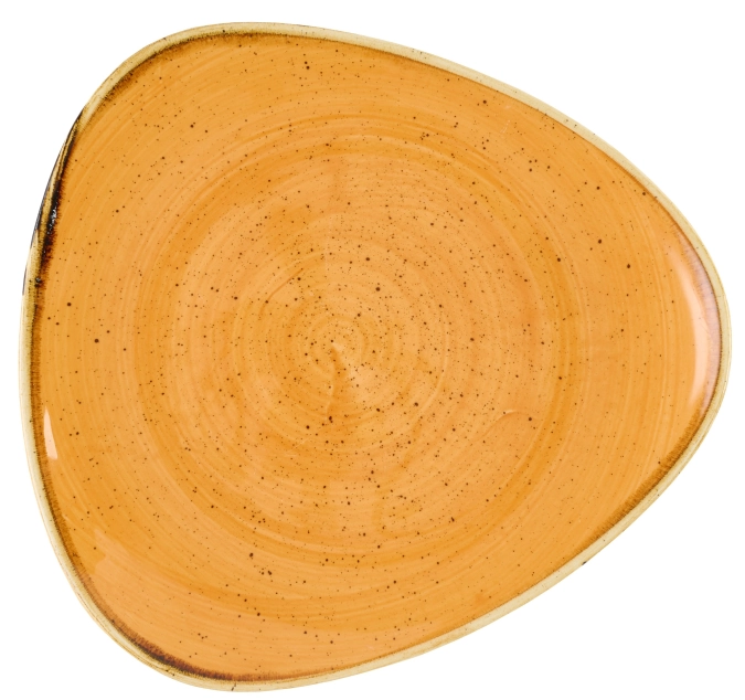 Stonecast Tangerine Triangel Teller flach