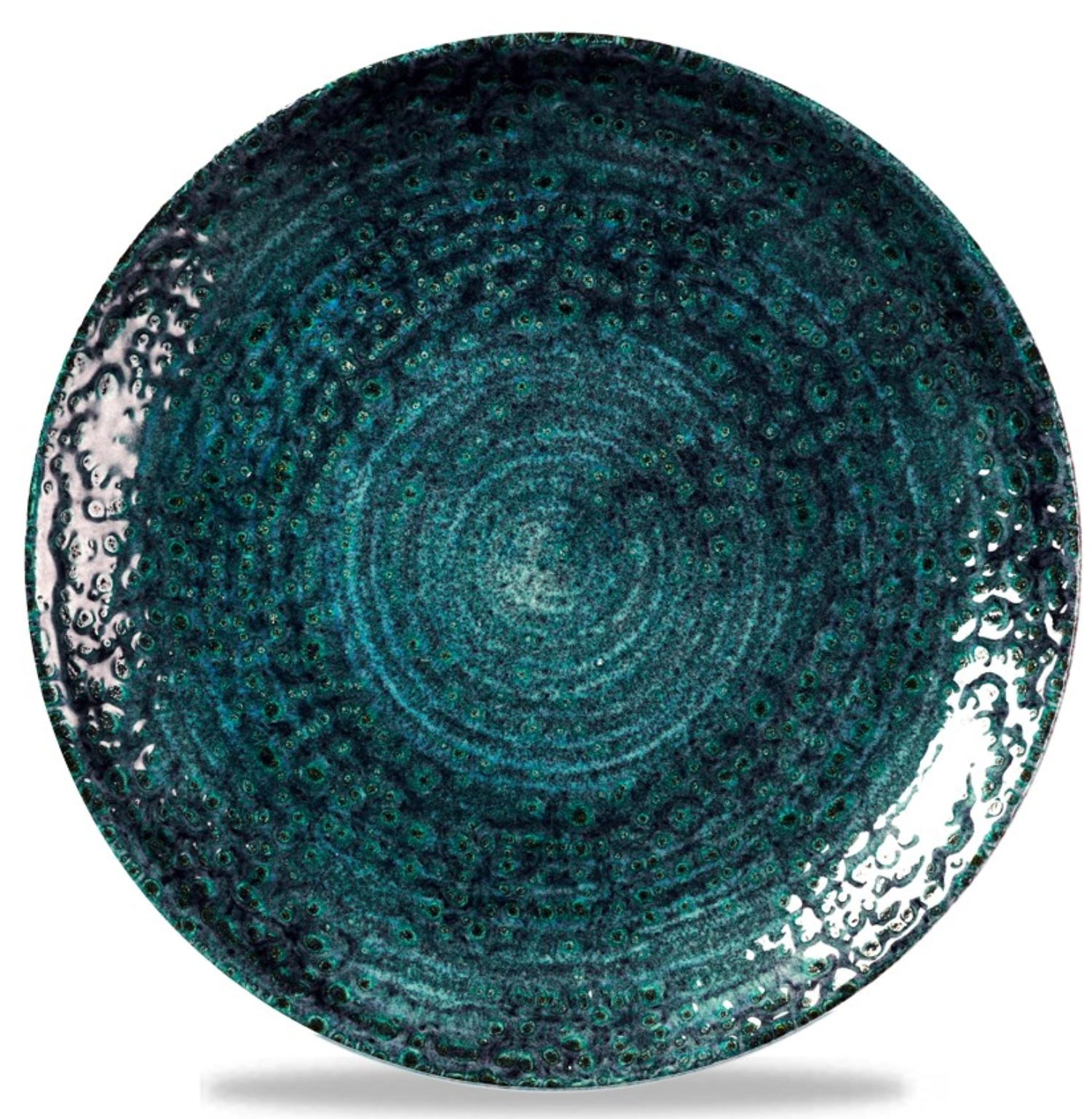 Homespun Chroma Marine Coupe Teller flach