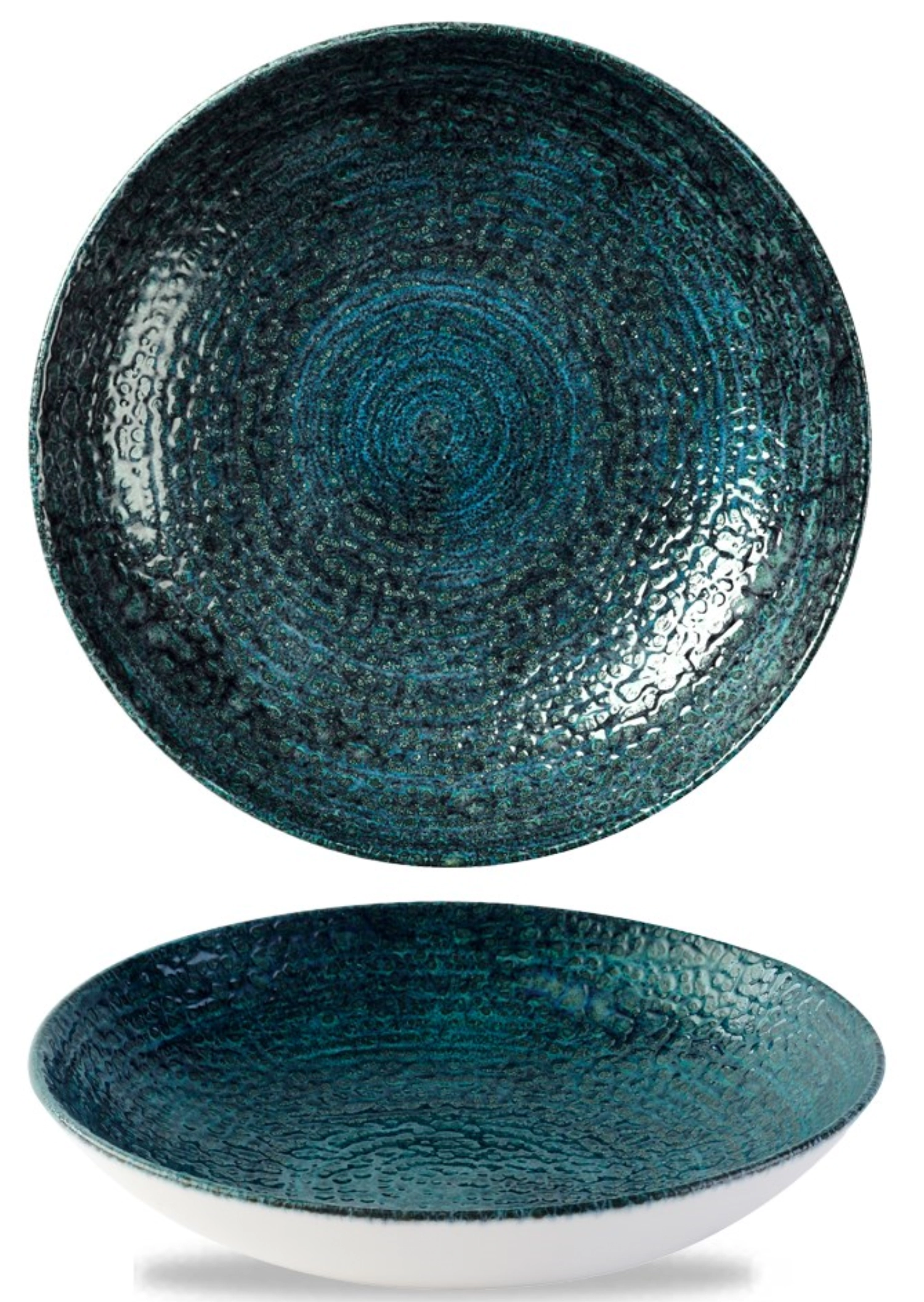 Homespun Chroma Marine Coupe Teller tief