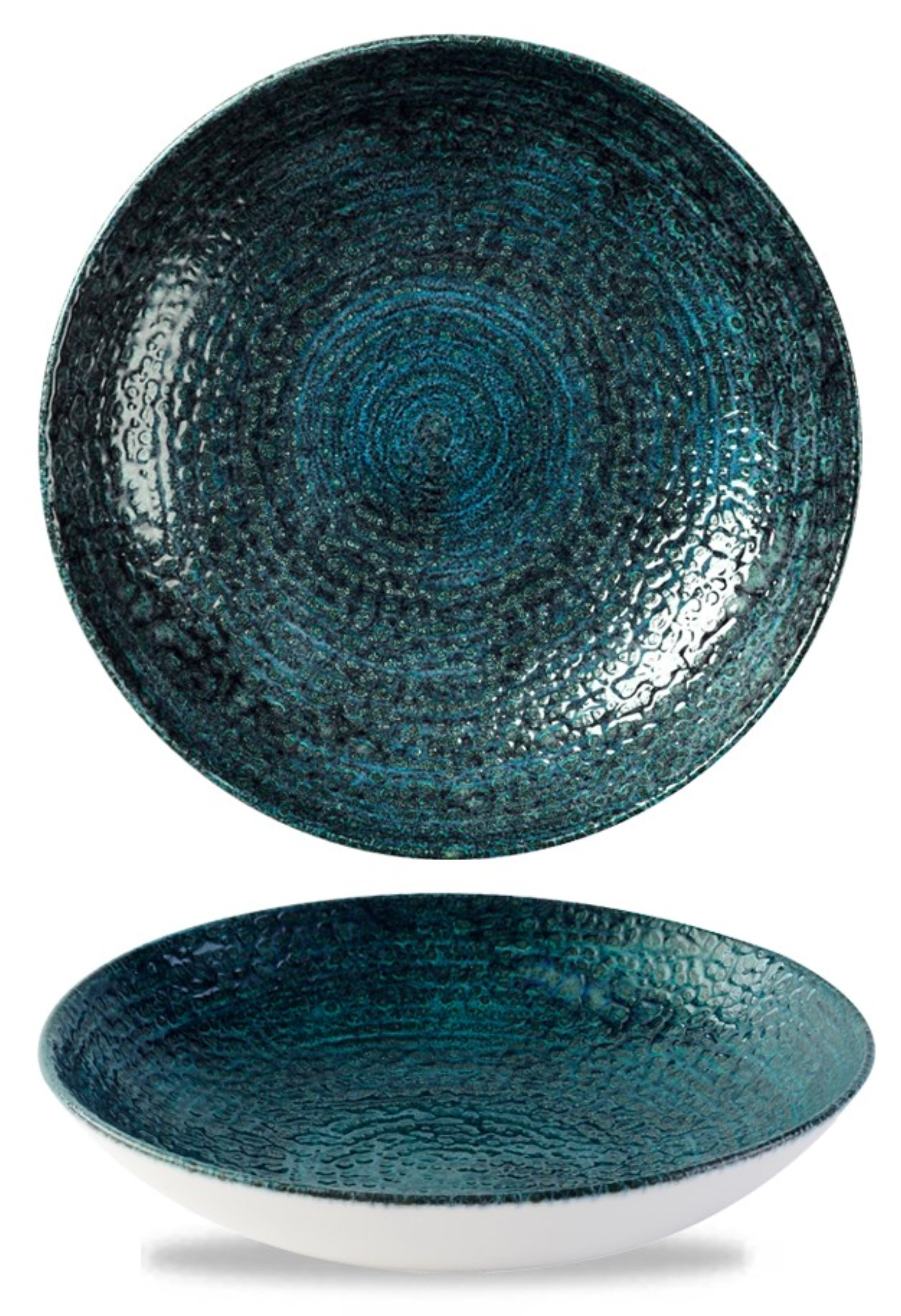 Homespun Chroma Marine Coupe Teller tief