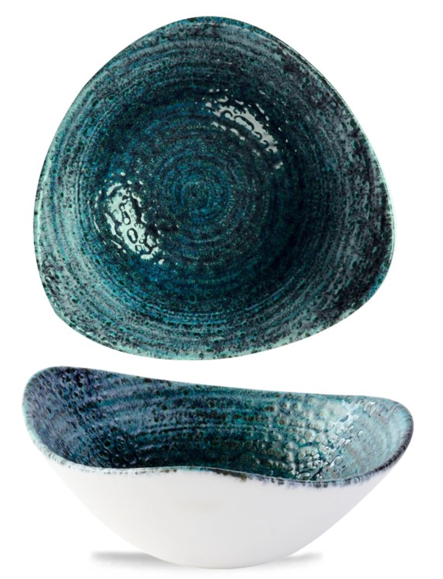 Homespun Chroma Marine Bol triangulaire