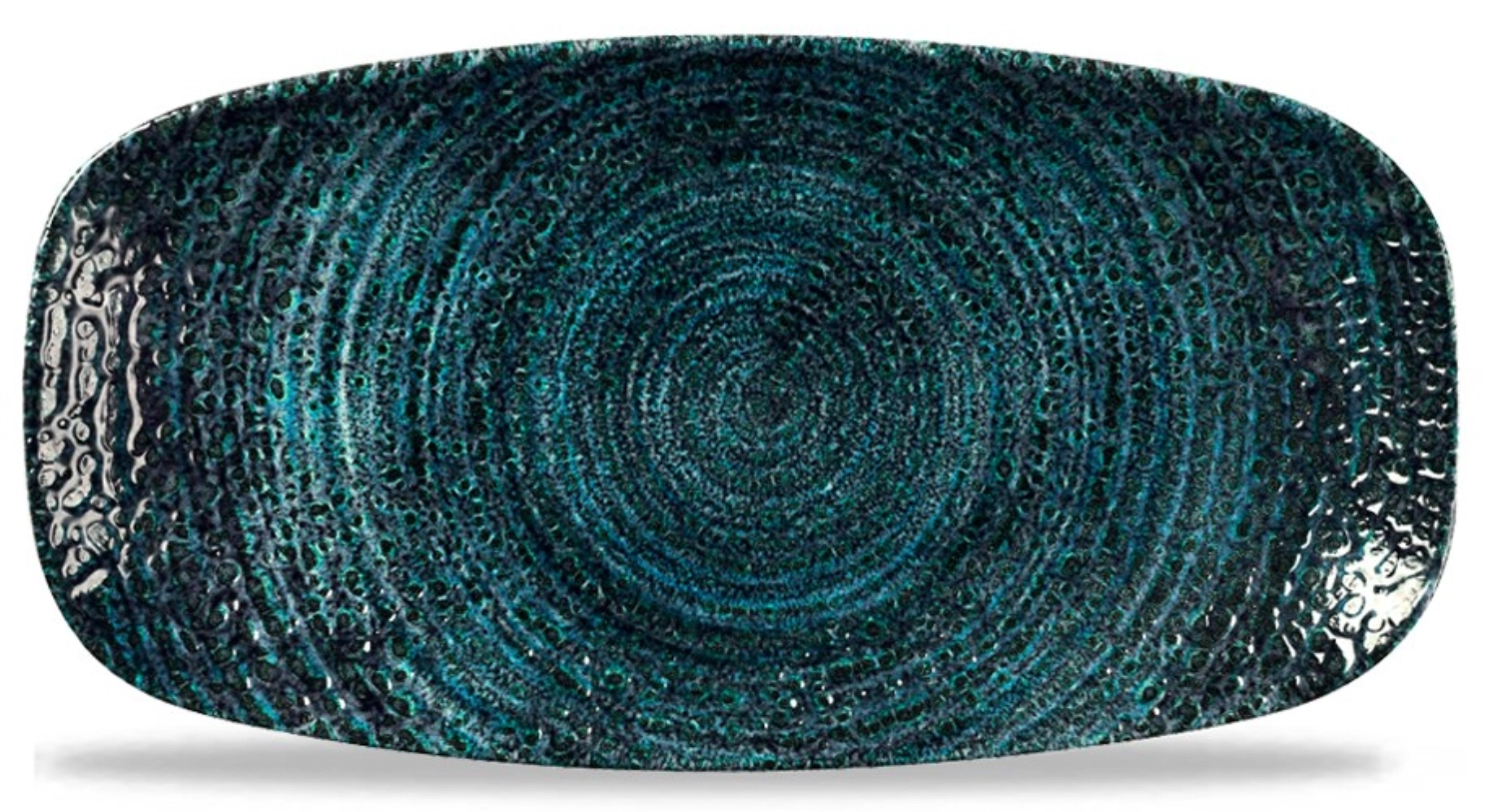 Homespun Chroma Marine Chefs Plateau Oblong