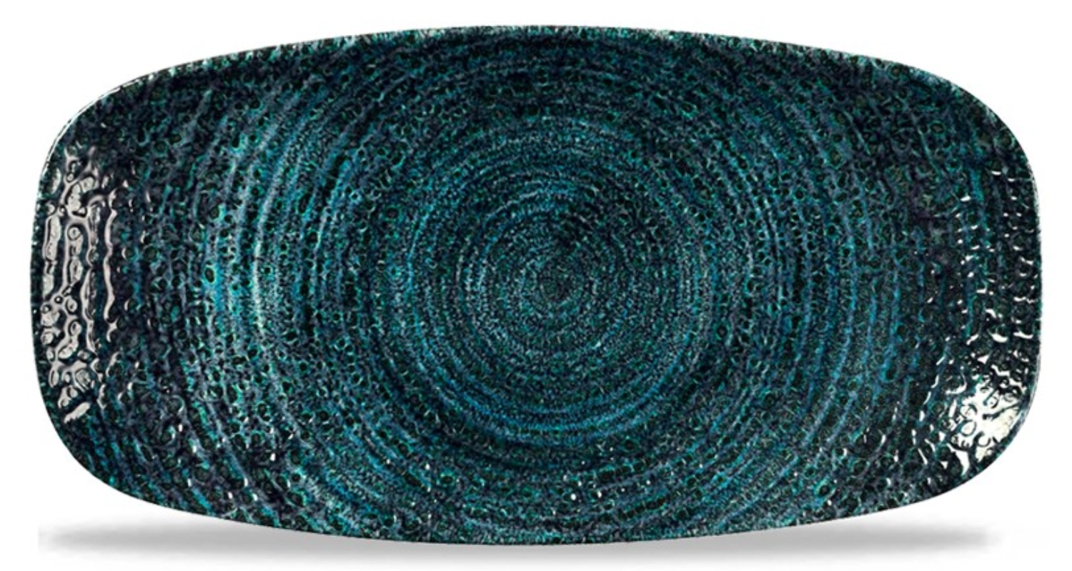 Homespun Chroma Marine Chefs Plateau Oblong