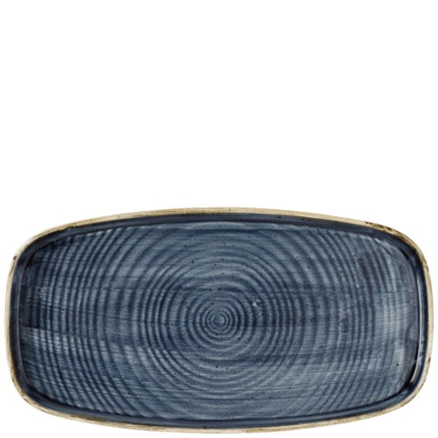 Stonecast Chefs Walled Oblong Plate Blueberry