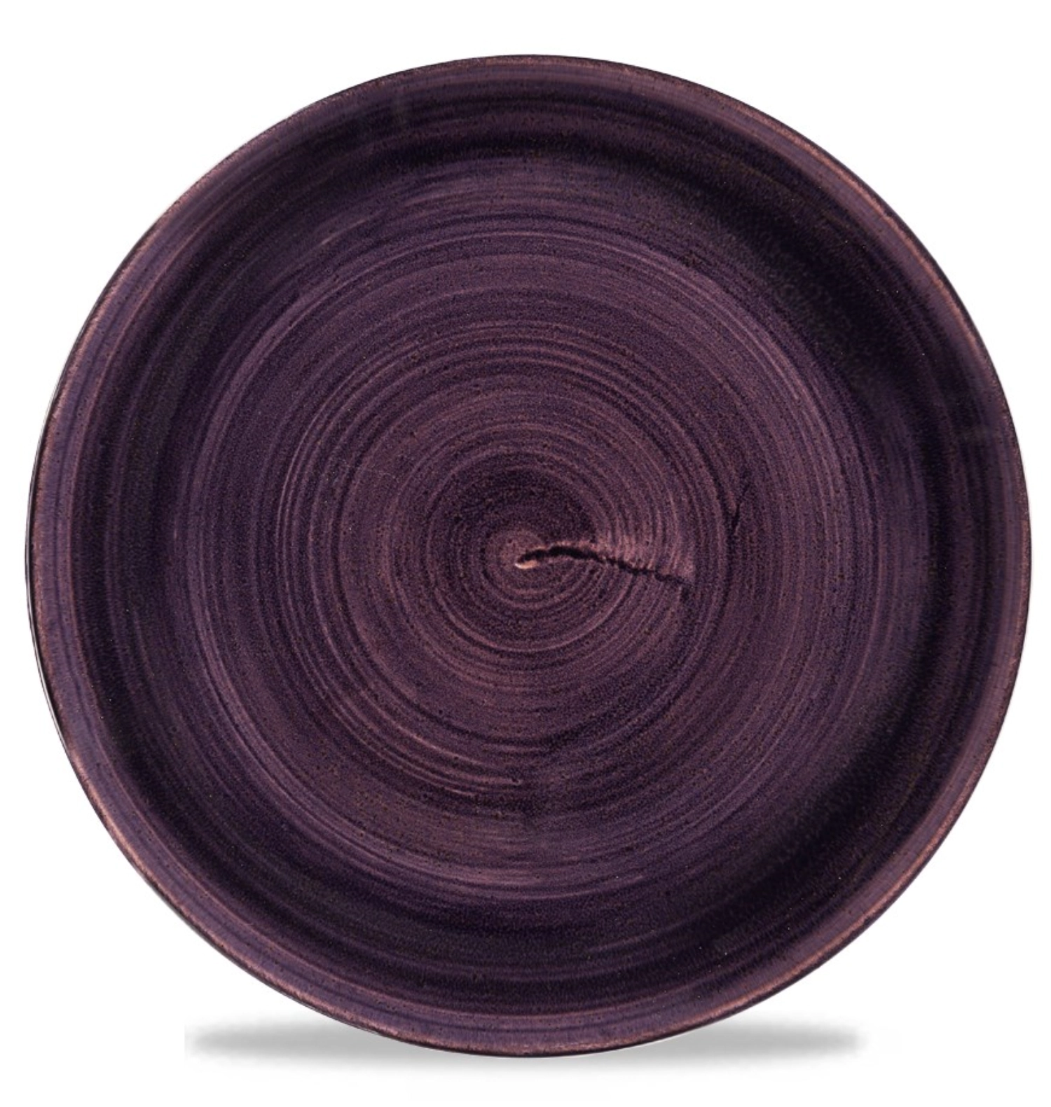 Stonecast Patina Deep Purple Coupe Teller flach