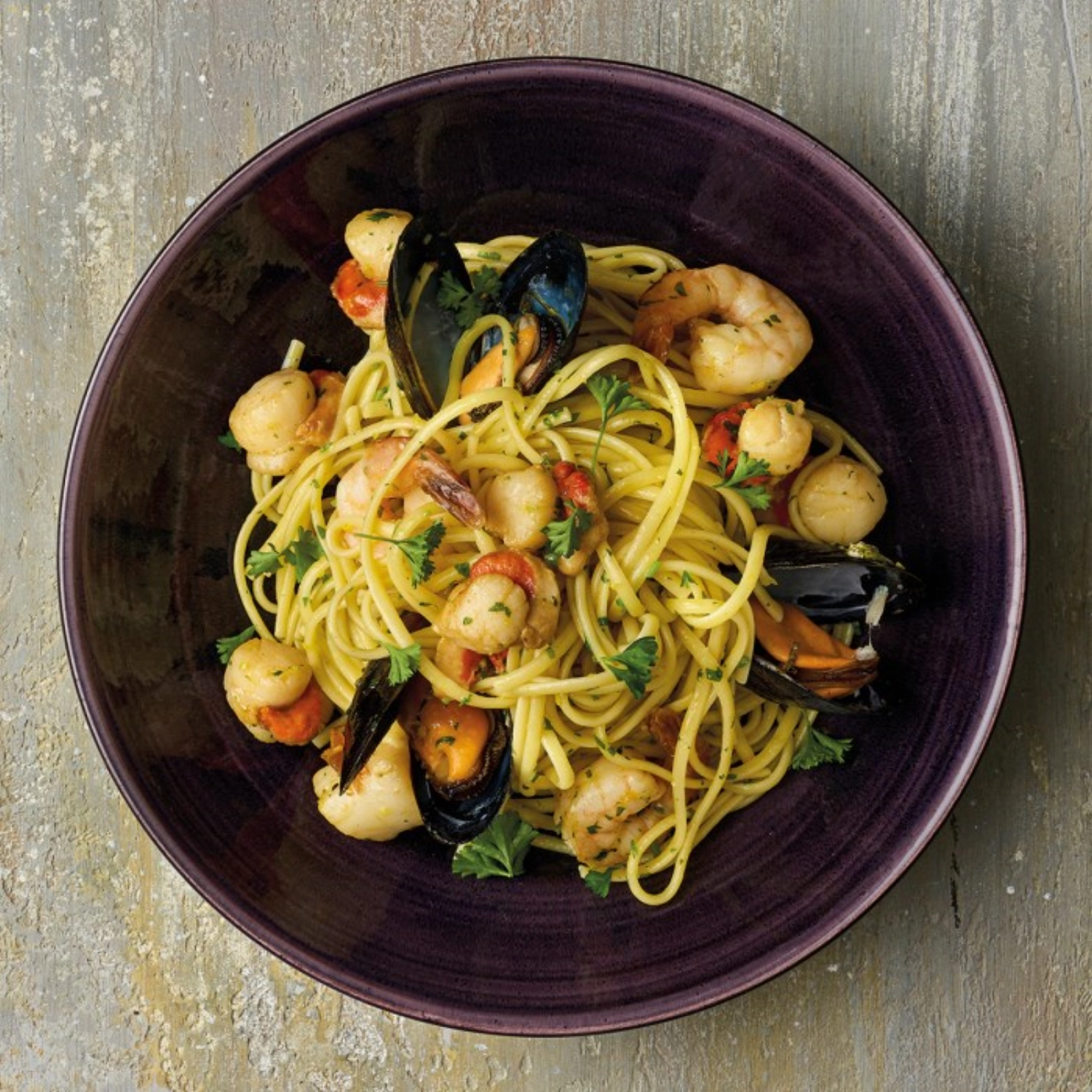 Stonecast Patina Deep Purple Coupe Teller tief