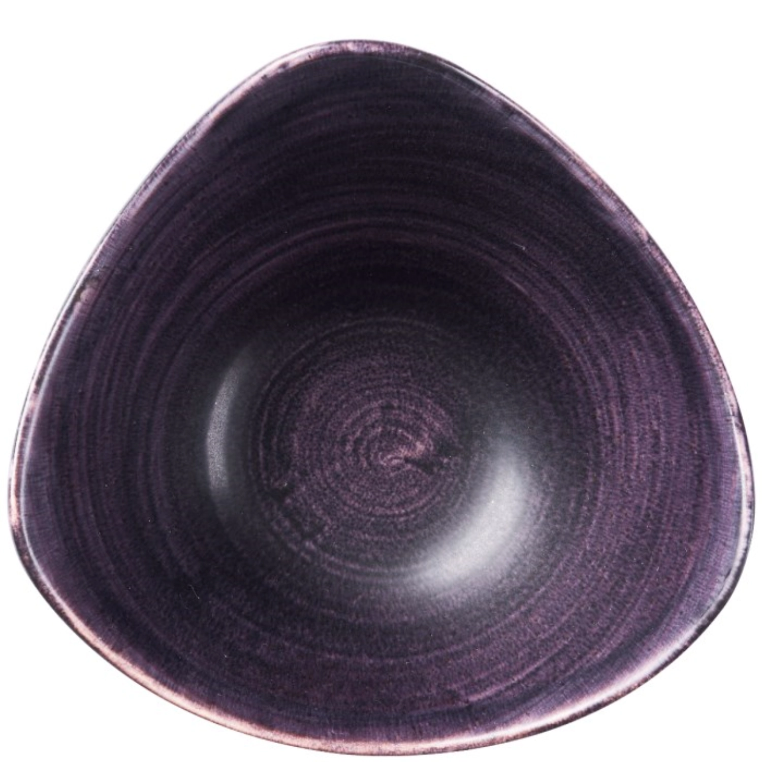 Stonecast Patina Deep Purple Triangel Schüssel