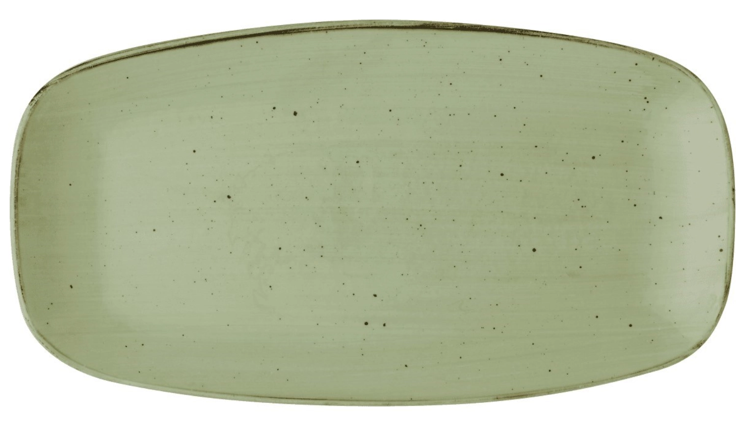 Stonecast Sage Green Chefs Assiette Oblong