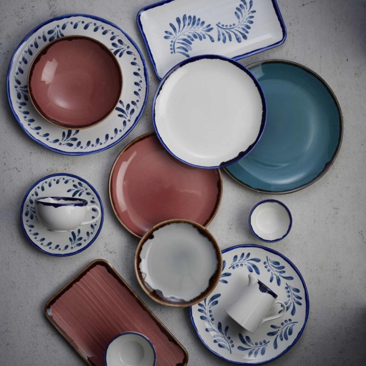 Harvest Plum Coupe Teller tief