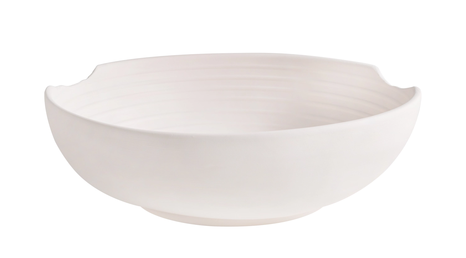 Arte 03R Chip blanc plat gourmet 17.5cm H5.5cm