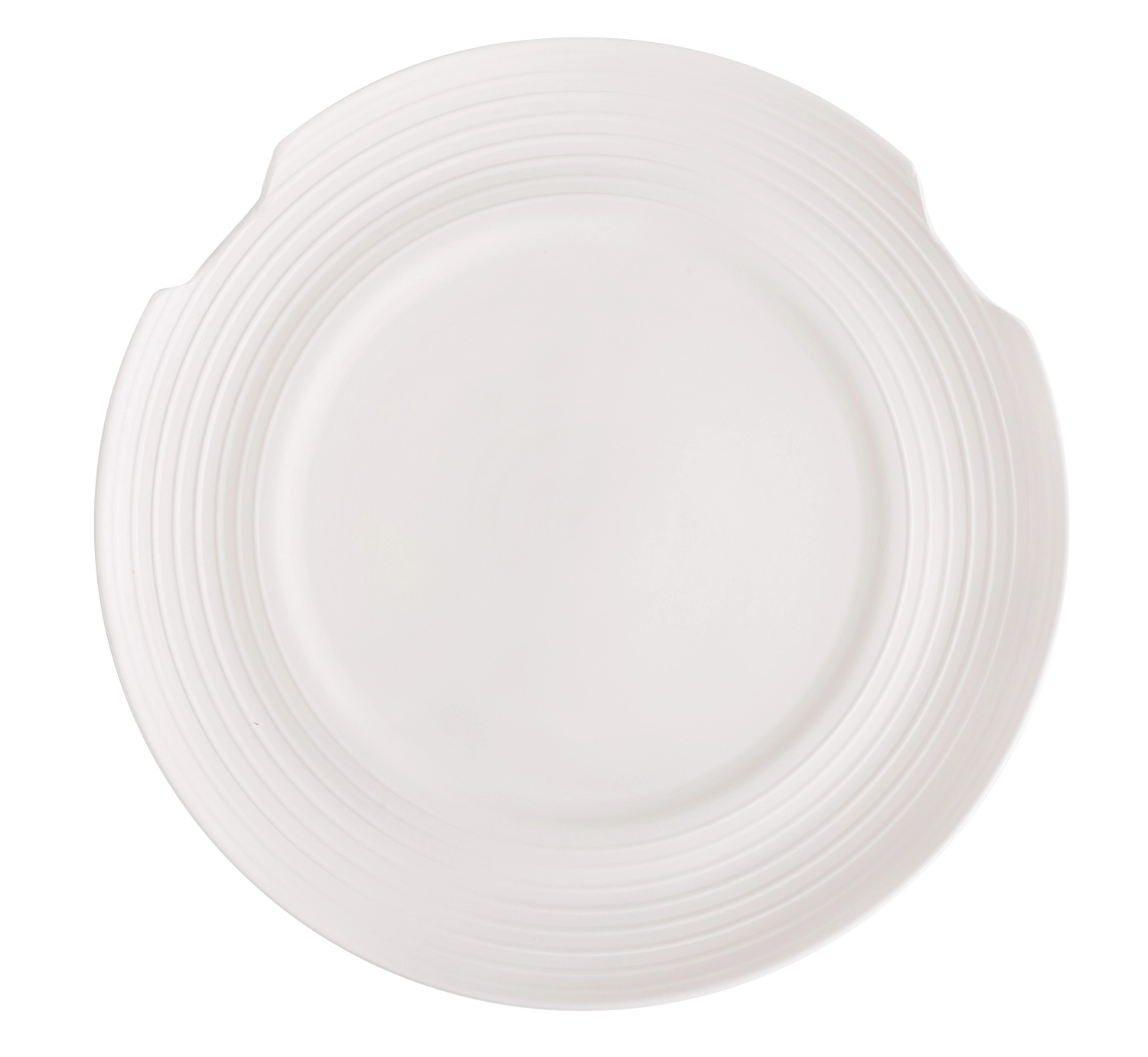 Arte 05R Chip blanc assiette plate 29.5cm H1.7cm