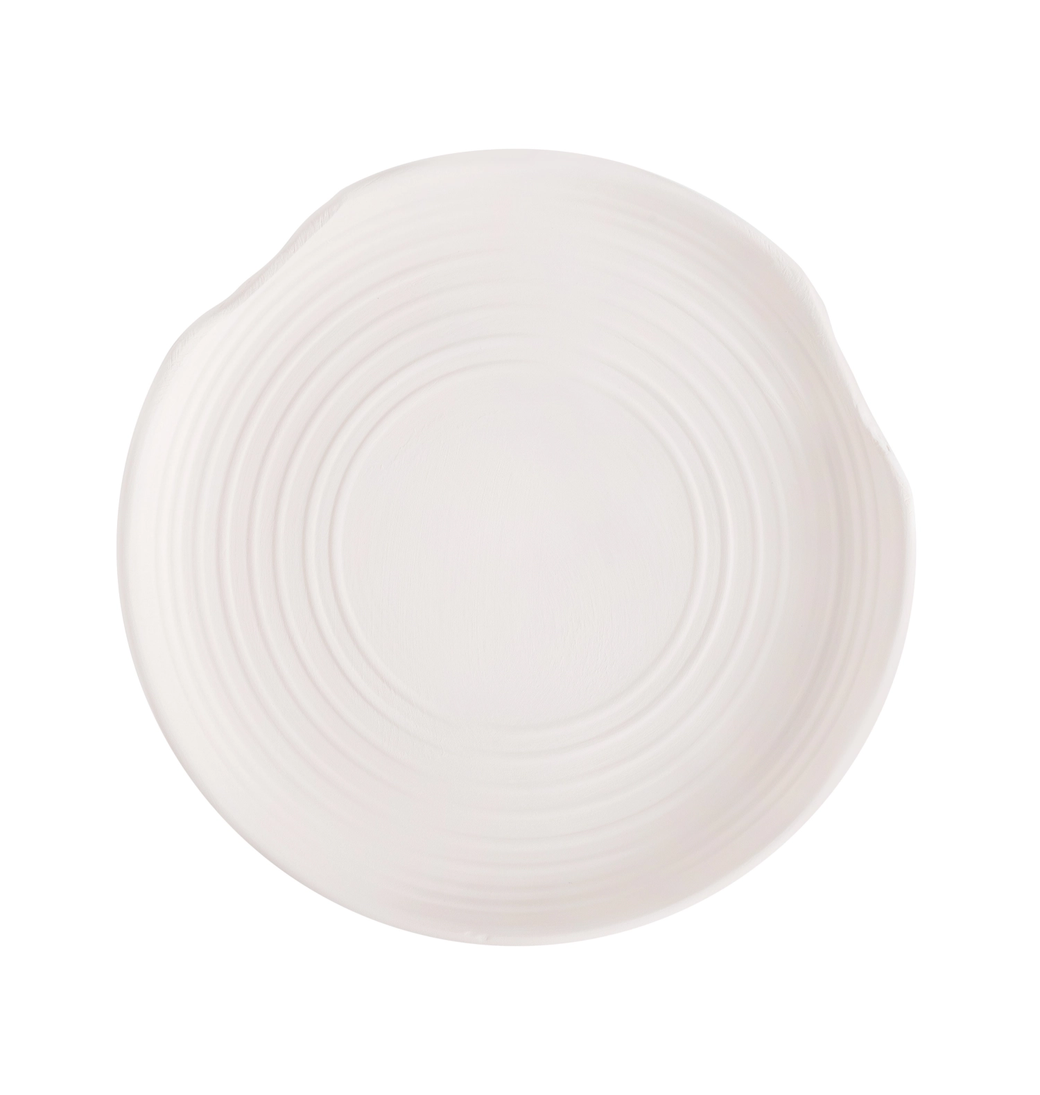 Arte 06R Chip blanc assiette plate 14.8cm H1.7cm