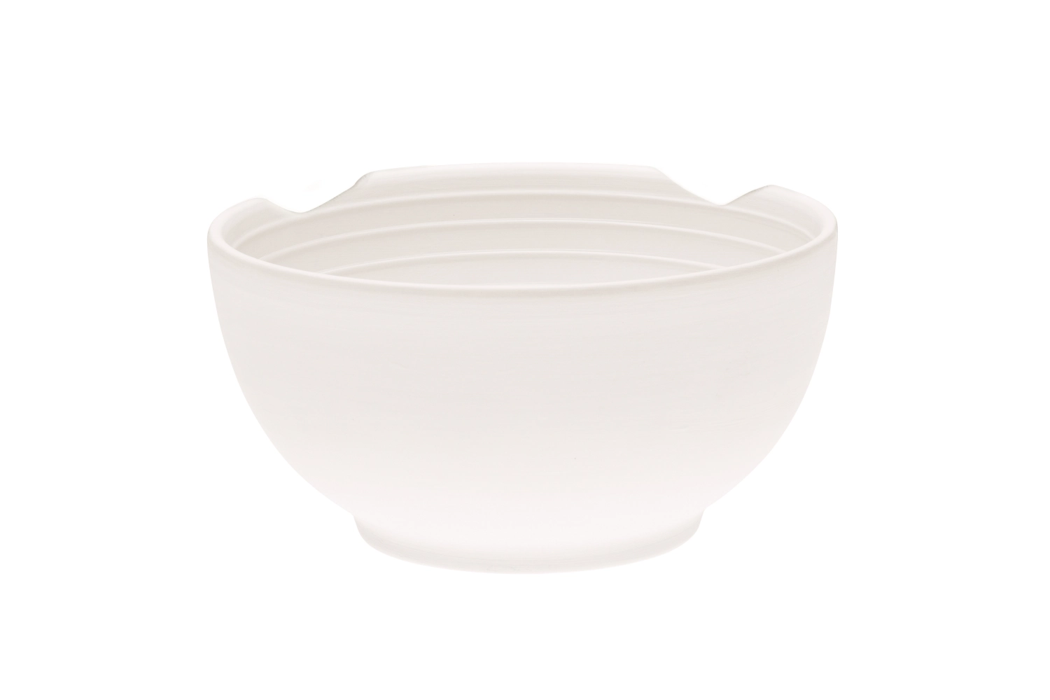 Arte 13R Chip blanc plat gourmet 14cm H7cm