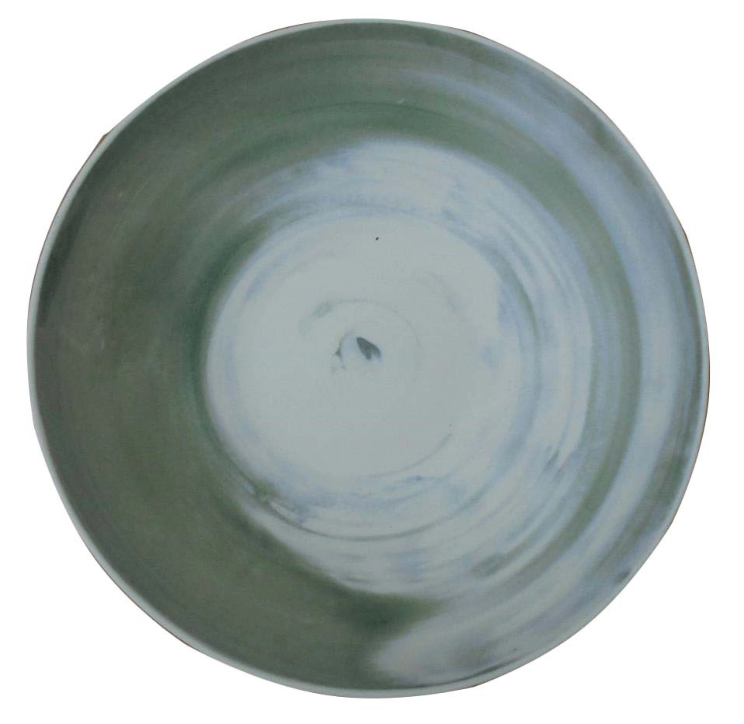 Diva Gourmet plat 25cm H6cm bleu mat