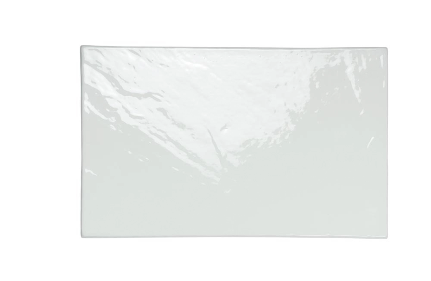 Evoluto white Platte rechteckig 35x22cm