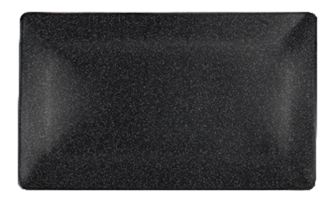 Sushi Platte rechteckig schwarz 35x21x2cm