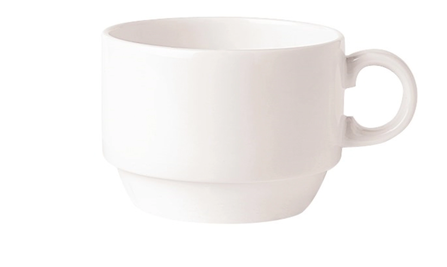 Moma Bone China Tasse à déjeuner empilable 25cl