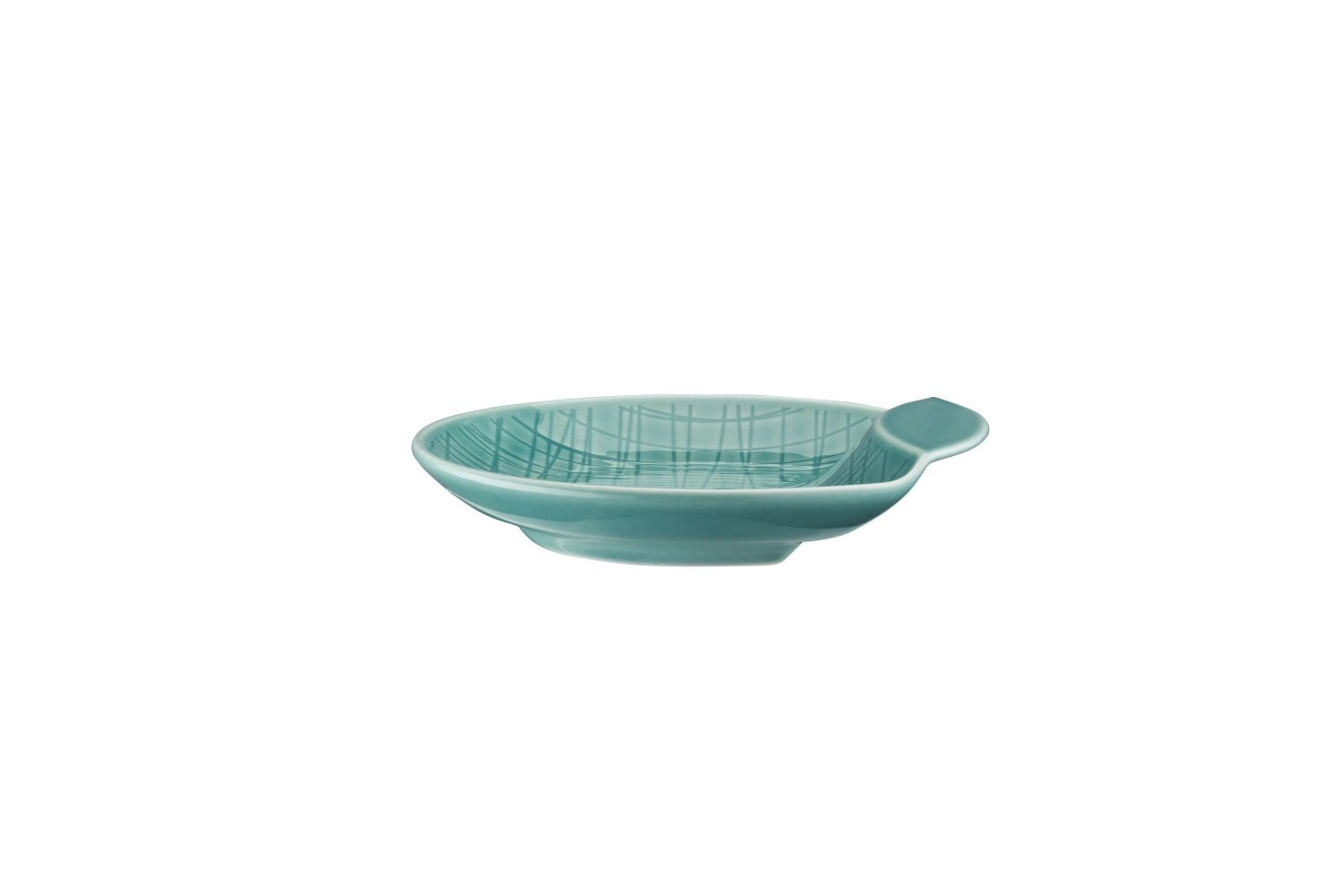 Mesh Colours Aqua Schale rund flach 12cm H3cm
