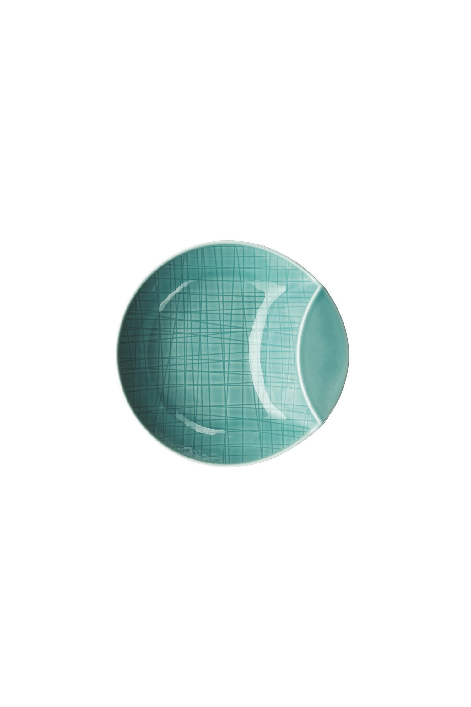 Mesh Colours Aqua Schale rund tief 14cm H4cm