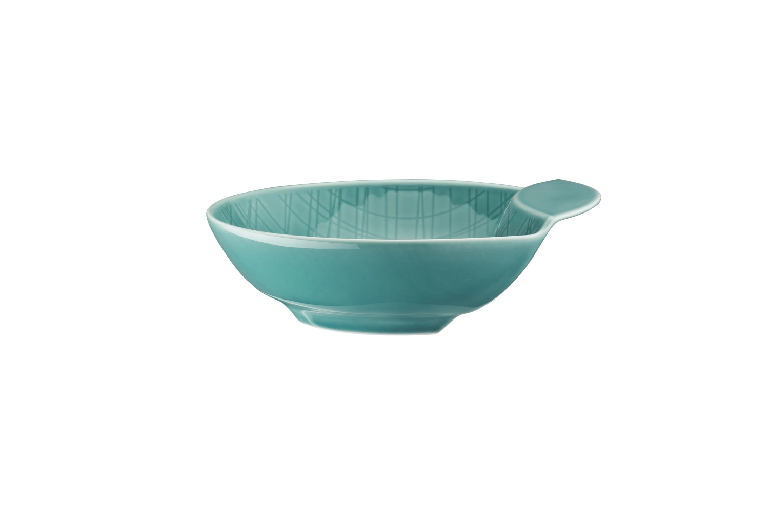 Mesh Colours Aqua Schale rund tief 14cm H4cm